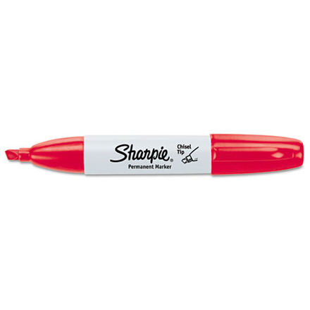 Red Sharpie<span class='rtm'>®</span> Chisel Tip Markers